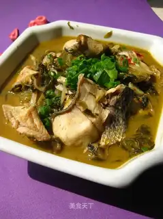 fish with Chinese sauerkraut