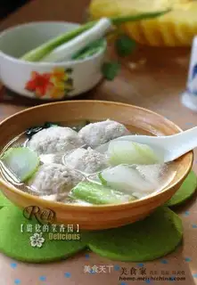 Tofu Yuanzi Stick Vegetable Soup