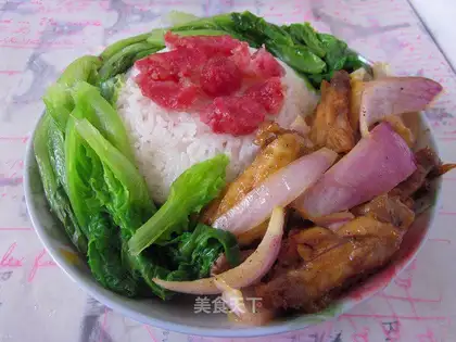 Vanilla cola sugar chicken wings rice