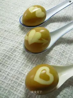 Printed stewed eggs