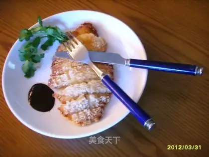 Black pepper fish steak