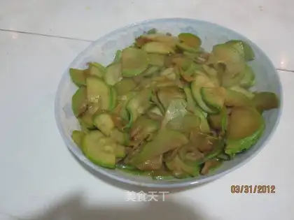 stir-fried pork with zucchini