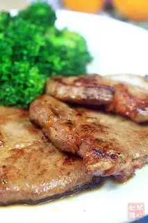 Delicious fried pork chop