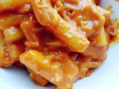 Korean fried rice strips