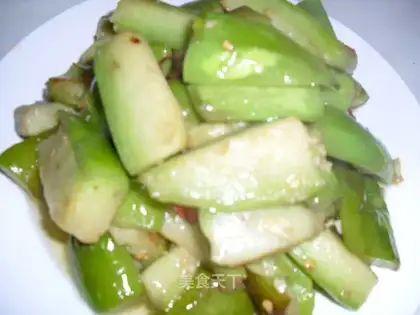 Garlic eggplant