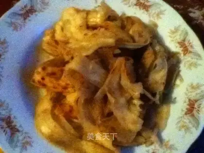Pepper scallion pancakes