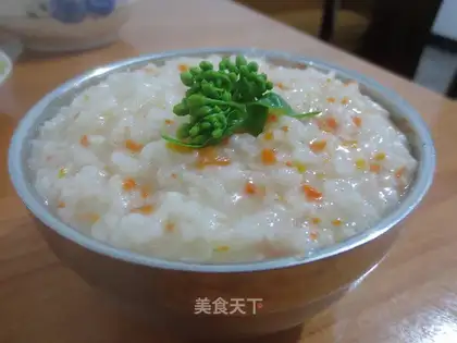 Carrot and Pigeon Soup Congee