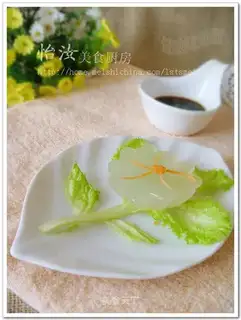 Crystal skin flower jelly