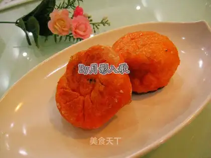 Colorful fried buns