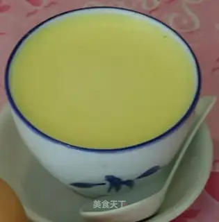 Stewed egg with fresh milk