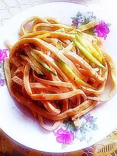 cold oat noodle skin