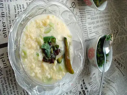 Kidney bean pimples soup