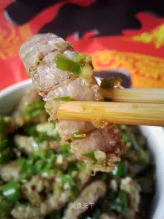 stir-fried green pepper with shrimp and grass