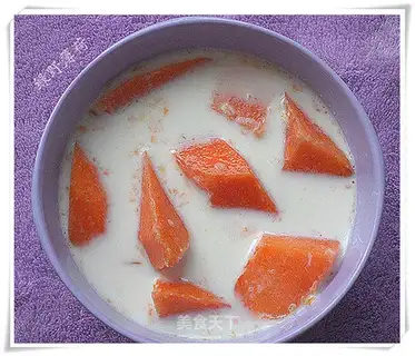 Fresh milk papaya