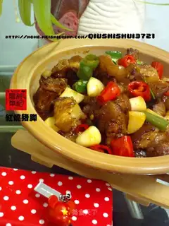 Braised pork knuckle