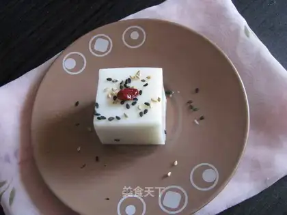almond milk pudding