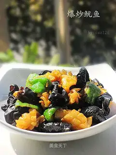 stir-fried squid