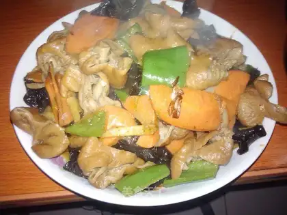Braised large intestine