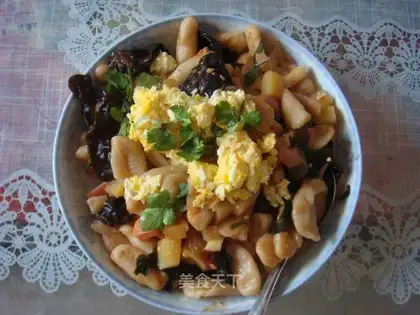 stir-fried sesame food