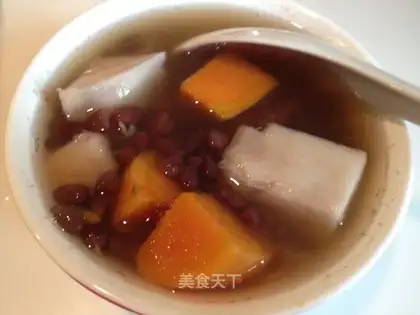 Red bean and taro sweet soup
