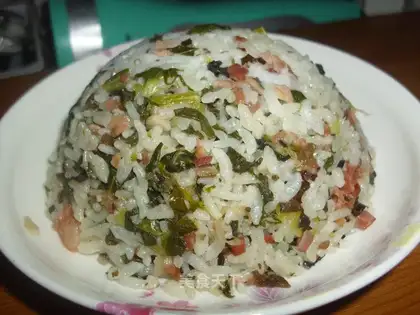 Pork with ham sausage