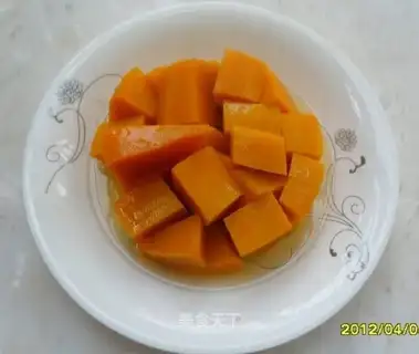 steamed pumpkin