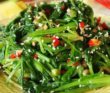 Sesame spinach salad