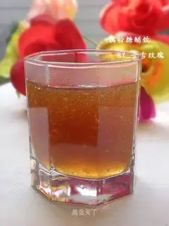 Lotus root flour sweet and sour drink