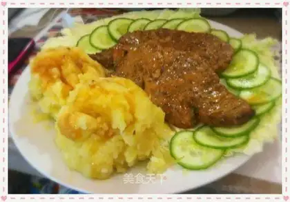Garlic pork chop