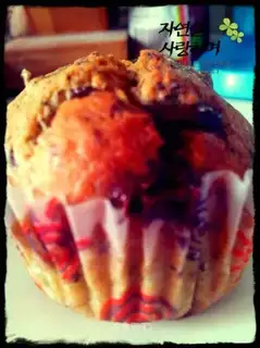 Banana chocolate muffin
