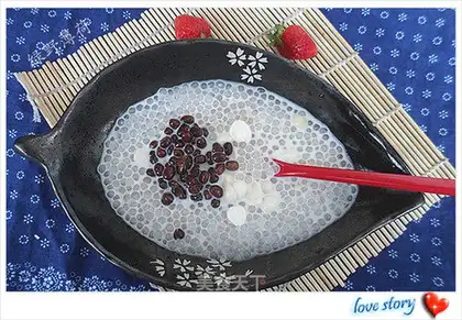 Red bean sago