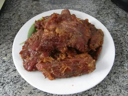 Hard fried five-spice pork
