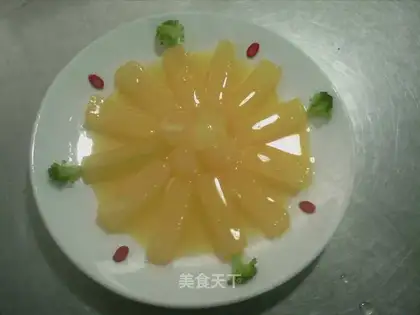 Orange juice and wax gourd strips