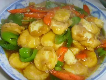 Braised Japanese tofu