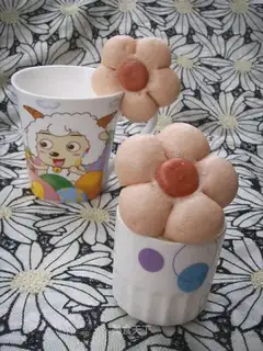 flower steamed buns