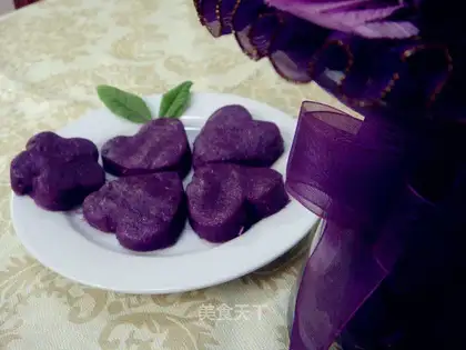 Purple potato Q cake