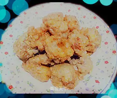 Fried lotus root meatballs