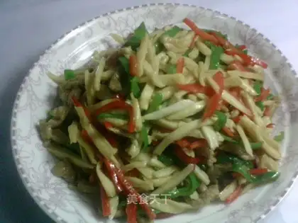 Hand-shredded mushroom