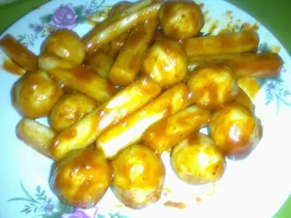 spicy fried rice cakes