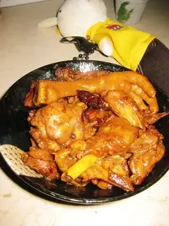 braised chicken nuggets