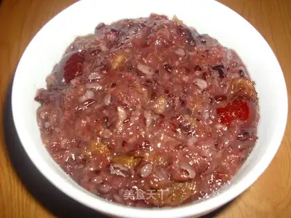 Blood glutinous rice porridge rice