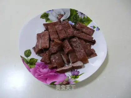 Home-made roast pork
