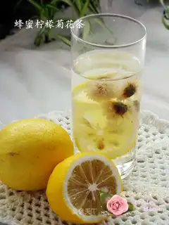 Lemon honey chrysanthemum tea