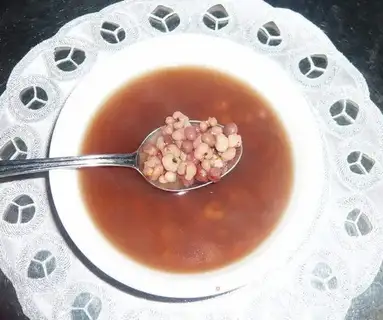 coix rice and red bean porridge