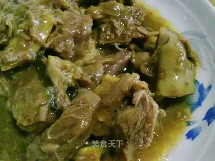 Curried beef brisket