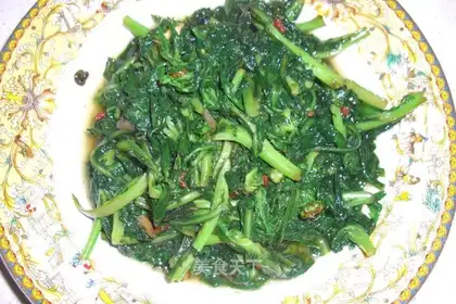 stir-fried chrysanthemum