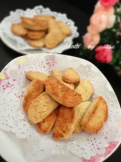 Low-sugar bean dregs sesame biscuits