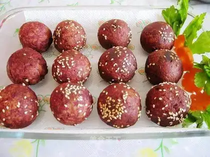 QQ purple potato balls