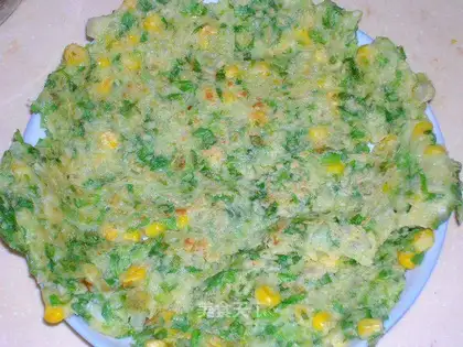 Pan-fried bitter chrysanthemum cake