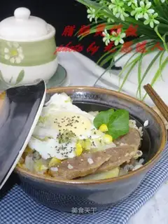 Sausage pot rice